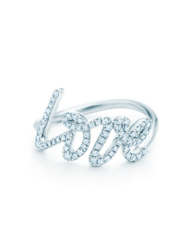 Tiffany Paloma's Graffiti Love Letter Crystals Ring Street Fashion Online Shopping Women GRP04140